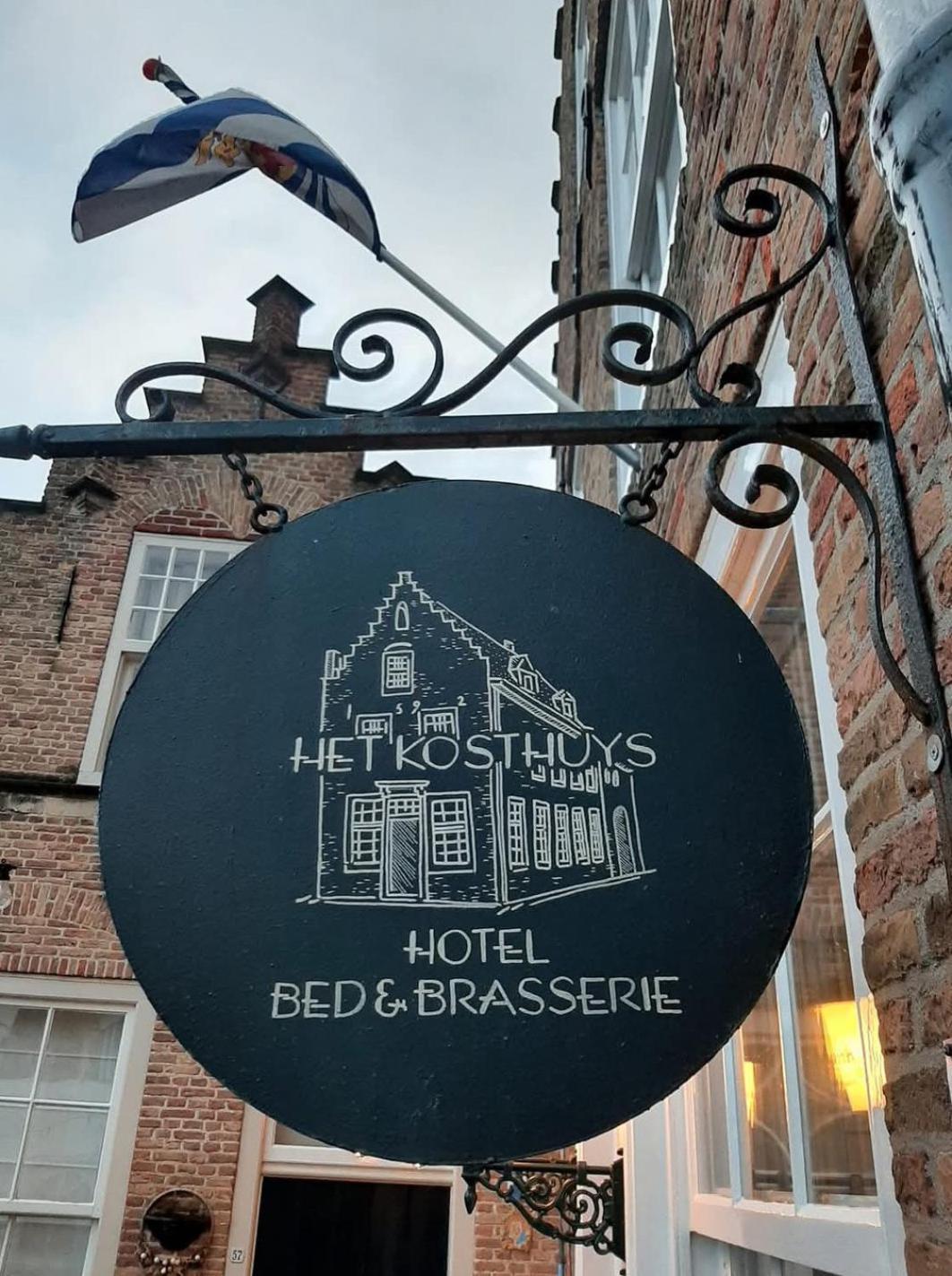 Bed & Brasserie Het Kosthuys Sint-Maartensdijk Eksteriør bilde